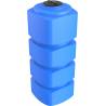 Бак пластиковый прямоугольный вертикальный 1000 л. узкий синий