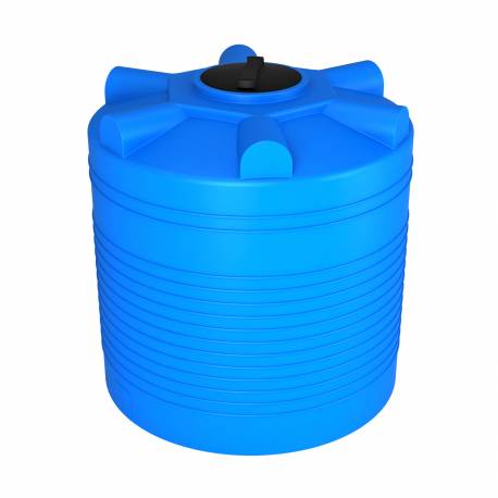 Бак пластиковый цилиндрический вертикальный 1000 л. синий ЭКОПРОМ