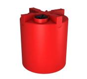 Бак пластиковый цилиндрический вертикальный 3000 л. красный ЭКОПРОМ