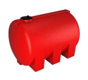 Бак пластиковый цилиндрический горизонтальный 8000 л. красный ЭКОПРОМ