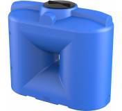 Бак пластиковый прямоугольный вертикальный 500 л. широкий синий