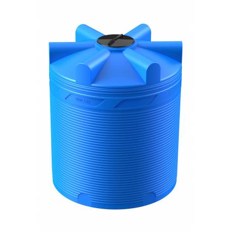 Бак пластиковый цилиндрический вертикальный 9000 л. синий