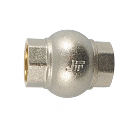 Обратный клапан с металлическим диском В 1/2" JIF никель
