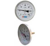 Термометр биметалл. 1/2" корпус 100 кл. 1.5 L штока 60 мм 0-120 С МЕТЕР