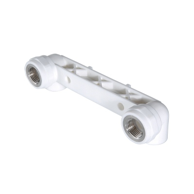 Планка с водорозетками для смесителя ППР 25х1/2”В VALTEC белый