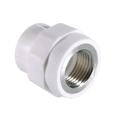 Муфта ППР комбинированная 25х3/4"В VALTEC белый