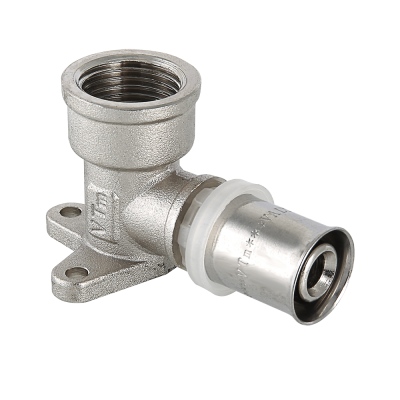 Водорозетка пресс 20х1/2" В никель VALTEC