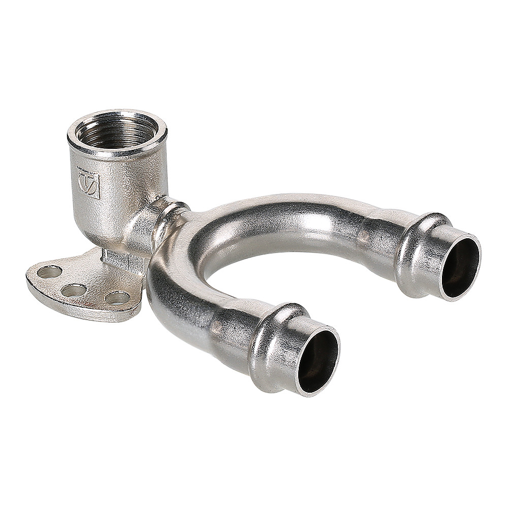 Водорозетка нерж. сталь проходная В 15х1/2" VALTEC