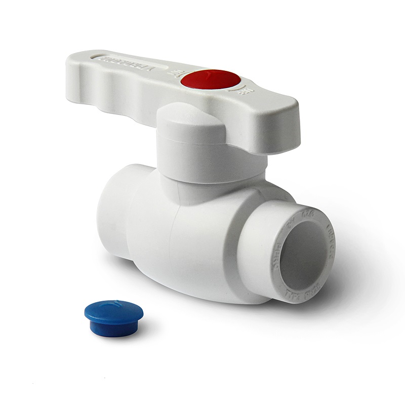 Кран шаровой ППР Ultra полнопроходной 20 мм PRO AQUA белый