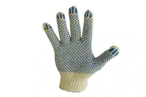Перчатки 5 нитей х.б. с ПВХ покрытием (пара)