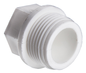 Заглушка ППР с резьбой 3/4"Н VALTEC белый