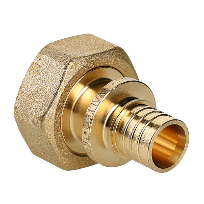 Муфта аксиальная с накидной гайкой В 16x3/4"Евроконус VALTEC латунь
